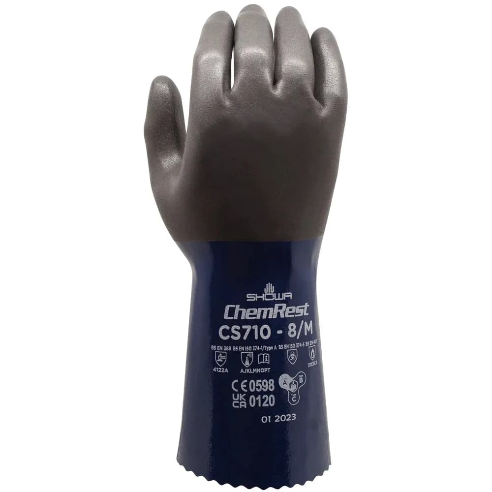 GUANTE DE NITRILO CHEMREST CS710 SHOWA