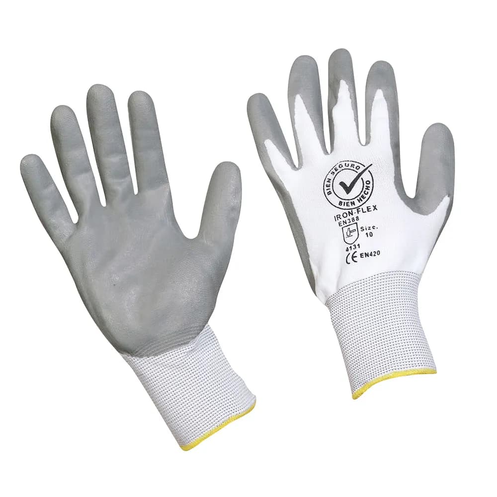 GUANTE IRON-FLEX TEJIDO NITRILO