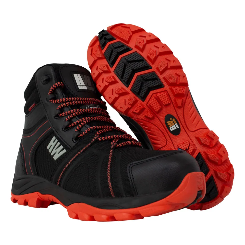 BOTÍN DE SEGURIDAD HW BERING HIGH RED